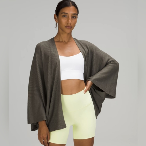 Lululemon Cashlu Knit Textured Wrap - Picture 2 of 7